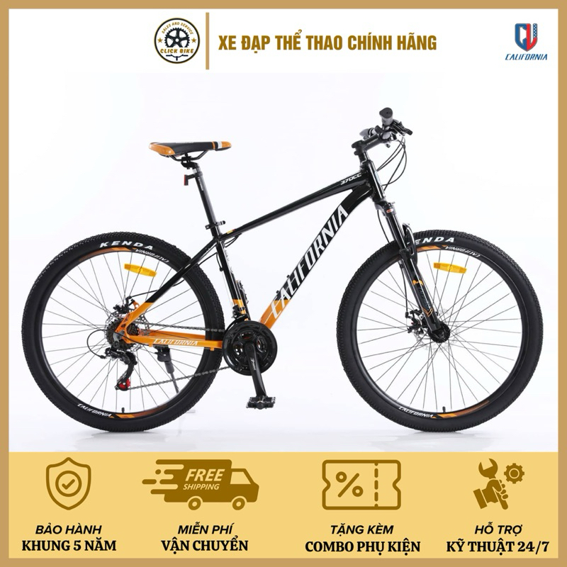 Xe đạp thể thao bánh 27.5 inch California 370CC - Khung nhôm dây âm sườn, Đề số Shimano chính hãng 2