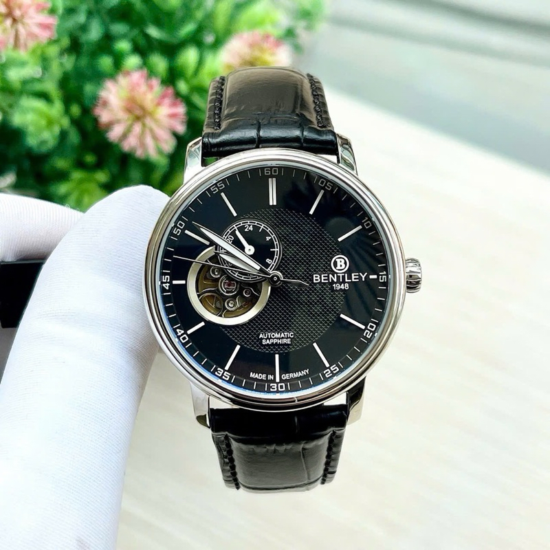 [Chính Hãng 100%] Đồng Hồ Nam Bentley BL1832-25 MWWB (1832) Máy Cơ (Automatic) Kính Sapphiare Siz 40