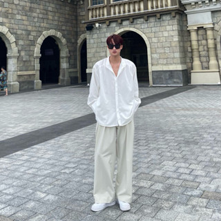 [ CÓ SIZE TRÊN 1M8] Quần Suông Ống Rộng Cạp Cao Xếp Ly Đứng Form BASSTU Vải Kaki 2 Da Cao Cấp BS01