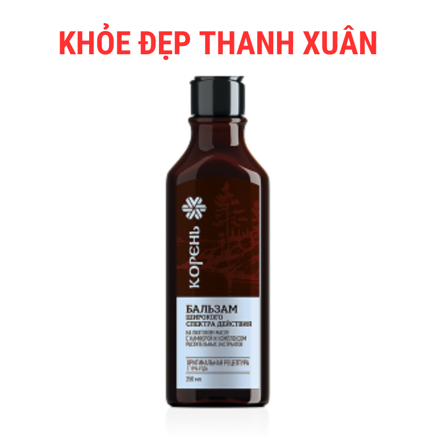 [ Balsam ] Dầu mát xa - Siberian Pure Herbs Collection Extra Rich Massage Balsam - 250ml/chai