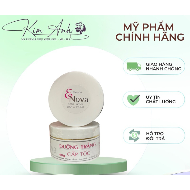 Kem Dưỡng Trắng Da Body Cấp Tốc Nova 60g