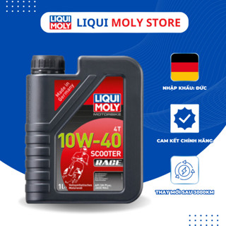  Nhớt xe tay ga siêu cao cấp Liqui Moly Scooter Race 10W40 1L-Sản xuất tại Đức 