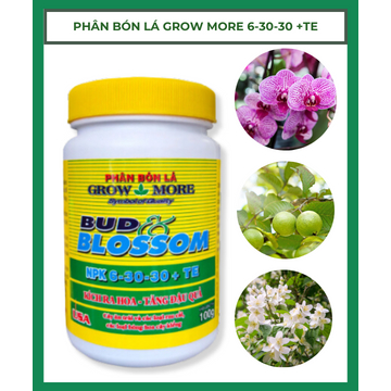 Phân Bón Lá NPK 6-30-30+TE Của Growmore Loại 100g