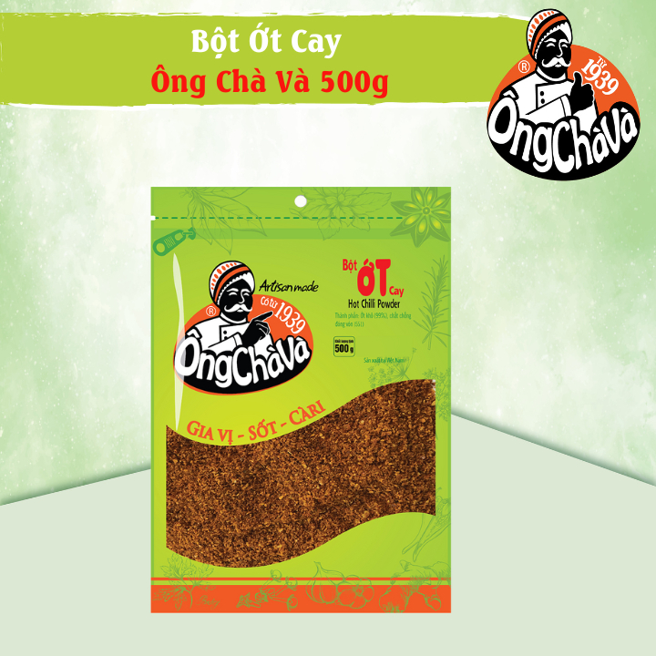 Bột Ớt Cay (Vảy) Ông Chà Và 500g (Hot Chilli Powder)