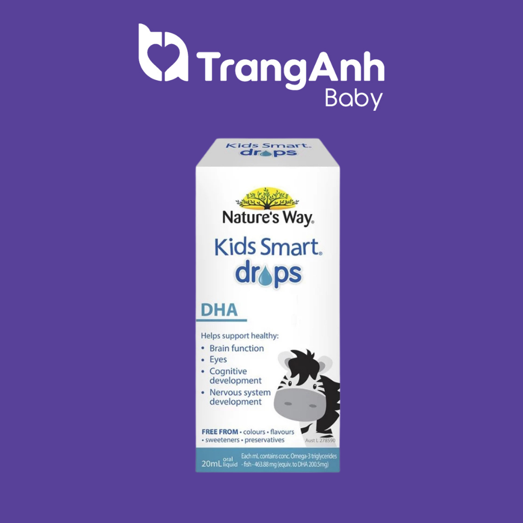 DHA Nature's Way Kids Smart Drops cho bé