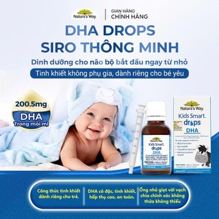 DHA Nature's Way Kids Smart Drops cho bé