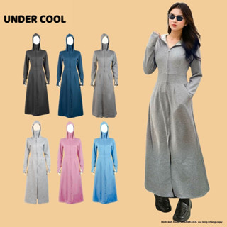 Áo Chống Nắng Dài Toàn Thân UNDERCOOL Umi dày dặn Co Giãn Thoáng Mát - Chống Nắng UPF50+ Nữ Dáng dài ACN04