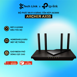 [Hỏa Tốc] Bộ Phát Wifi TP-Link Archer AX55 / Archer AX55 Pro Chuẩn Wifi 6 AX3000, Tốc độ 3000Mbps