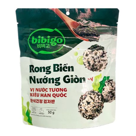 Rong biển nướng giòn- Vụn rong biển- rong biển ăn liền cj bibigo
