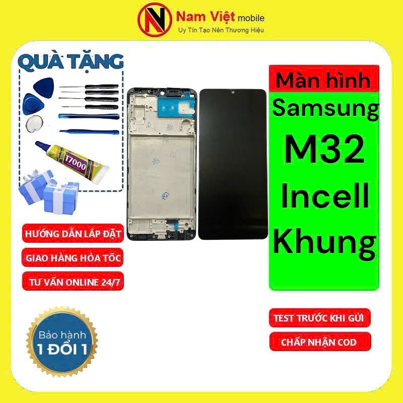 Màn hình Samsung M32 (Incell khung Pinsen)