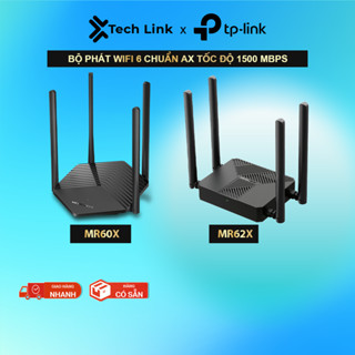 [Hỏa Tốc] Bộ Phát Wifi 6 Mercusys MR60X / MR62X Chuẩn AX Tốc Độ 1500Mbps