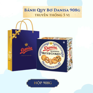(Ship hỏa tốc HCM) Bánh quy bơ Danisa hộp thiếc 908g