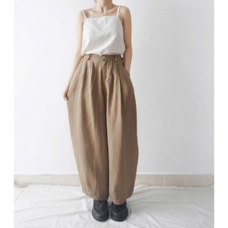 Áo dây form basic vải linen cotton