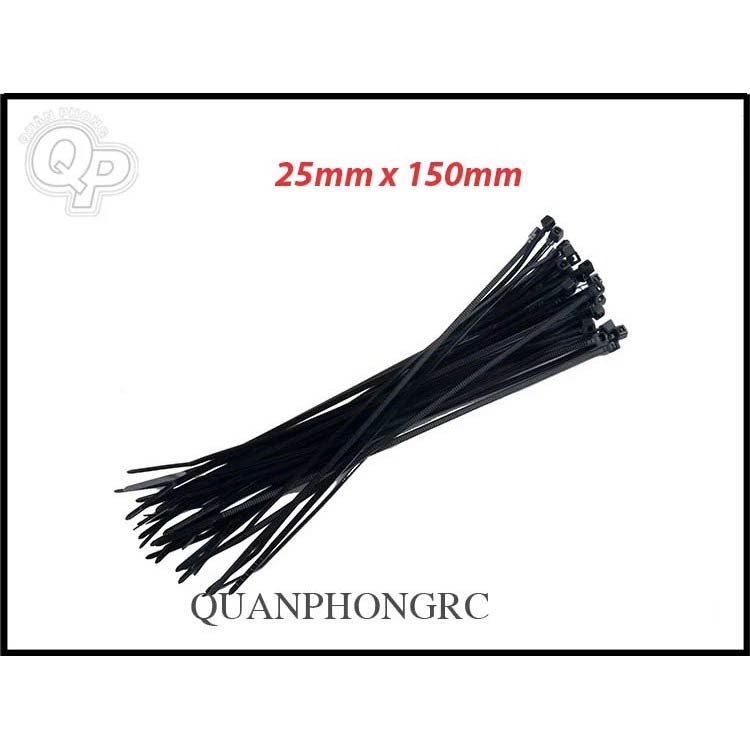 Dây gút 150mm màu đen