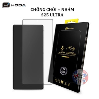  Kính cường lực nhám HODA 2in1 AR + Matte cho S25 Ultra chống vân tay và chống chói 