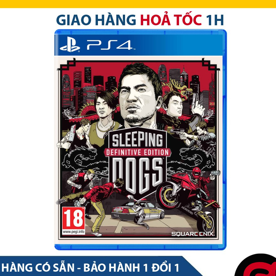 Đĩa Game PS4: Sleeping Dogs Definitive Edition