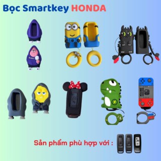 Bọc Chìa Khoá Smartkey Honda 2 Nút Bọc Remote Cho Xe SH, SH Mode, Lead, Vision, Airblade, Ab , Pcx Cute