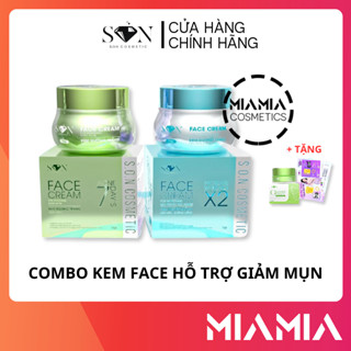 [Tặng Cao Bưởi] Combo Kem Face Xanh SON Nguyễn Tiên + Kem Face SON Trắng Cô Tiên Miền Tây