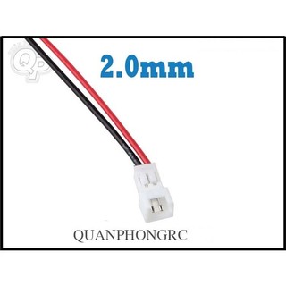 Jack cắm PH2.0/  2.0mm cho pin 1S (1 cell) Dành Cho Máy Bay Điều Khiển
