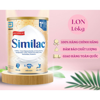 Sữa bột Similac 5G 1+ 1.6kg (cho bé từ 1-2 tuổi) mẫu mới.