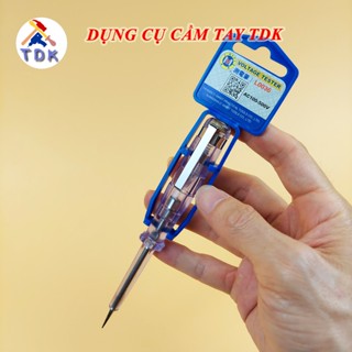 Bút thử điện AC100-500V L0036, vít thử điện dài 145mm chính hãng C-mart