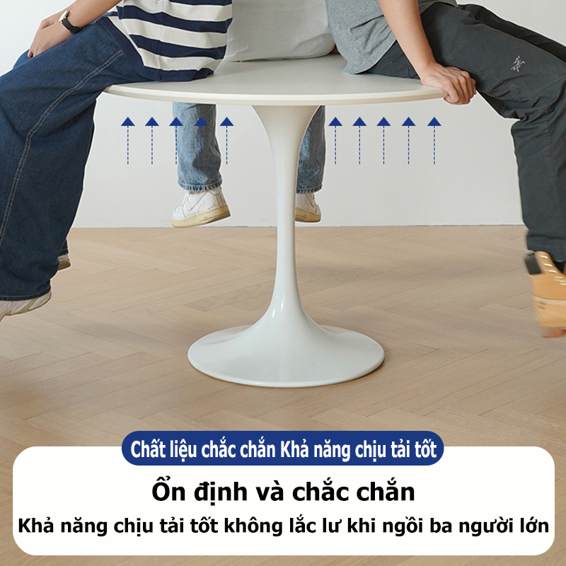 HUHU Bàn Tròn Tulip Decor Sang Trọng Trang Trí Nhà Quán Cafe Theo Phong Cách Tối Giản Hàn Quốc | BigBuy360 - bigbuy360.vn