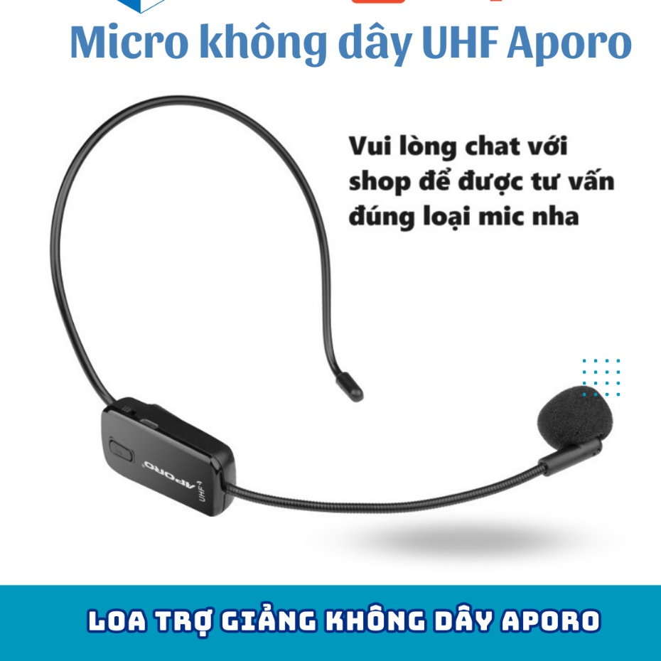Micro không dây UHF Aporo T18 /T20 /T31 /T30