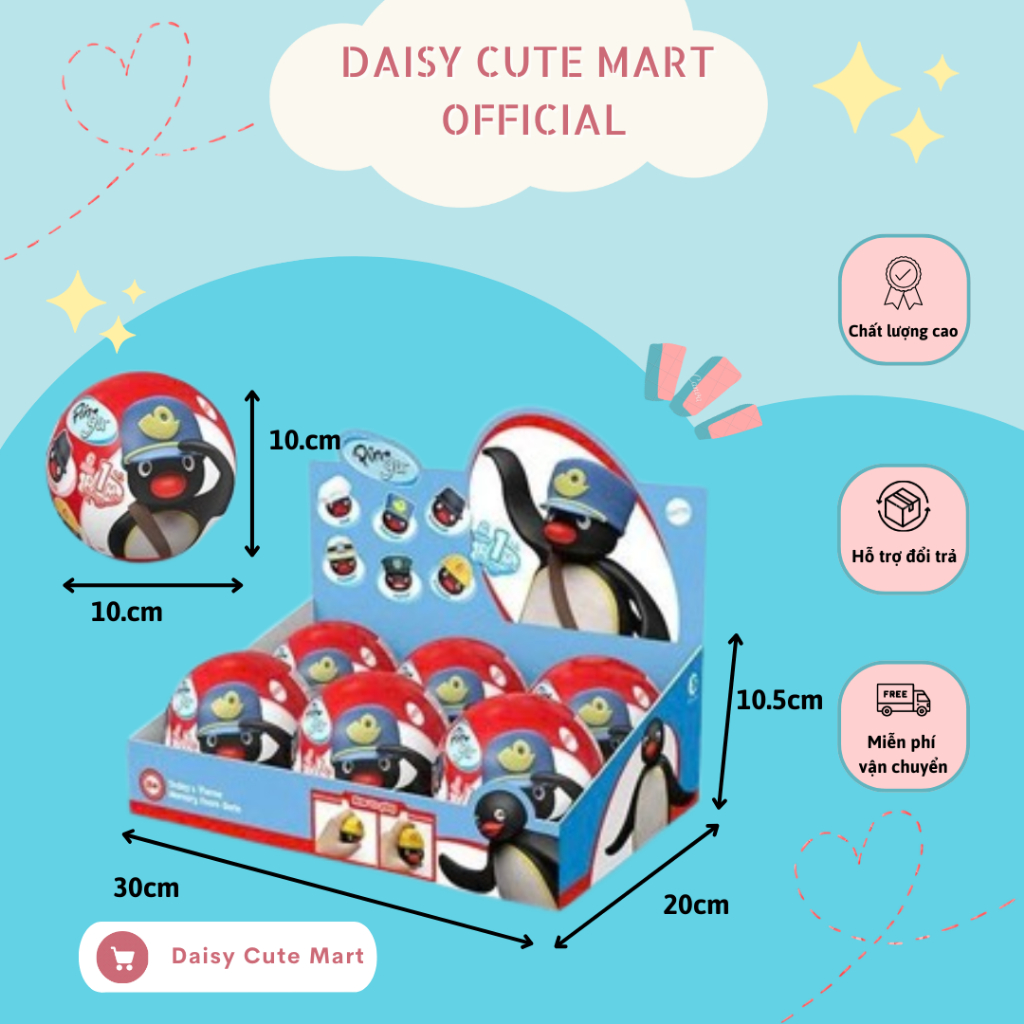 Bộ sưu tập đồ chơi Blindbox Pingu Chính Hãng - PINGU TỔNG HỢP