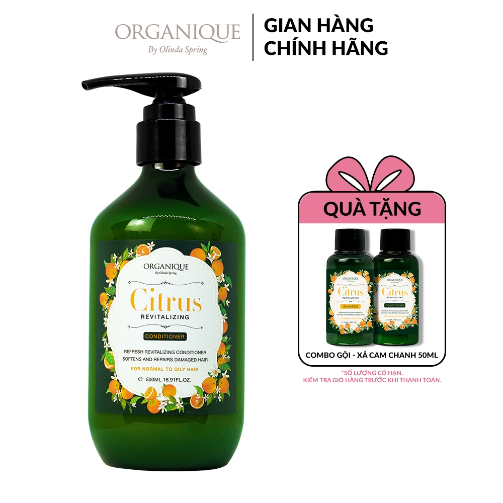 Dầu Xả Phục Hồi Tóc Citrus Organique Organique Citrus Revitalizing Conditioner Ladies 500ml