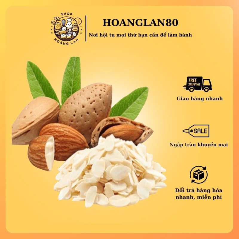 Hạnh nhân cắt lát 100g