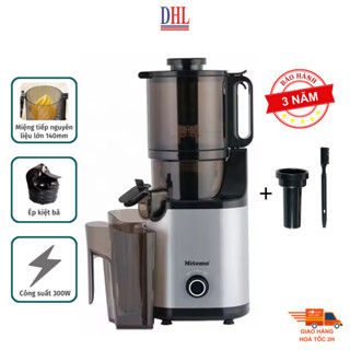 Máy Ép, Máy Ép Chậm, Máy Ép Trái Cây Mitomo EC55/KJ3081 siêu bền, siêu kiệt bã - Hàng chính hãng bảo hành 3 năm