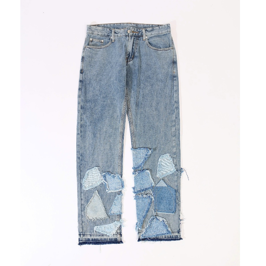 Quần Jeans nam custom form suông