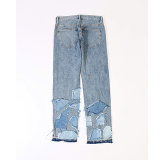 Quần Jeans nam custom form suông