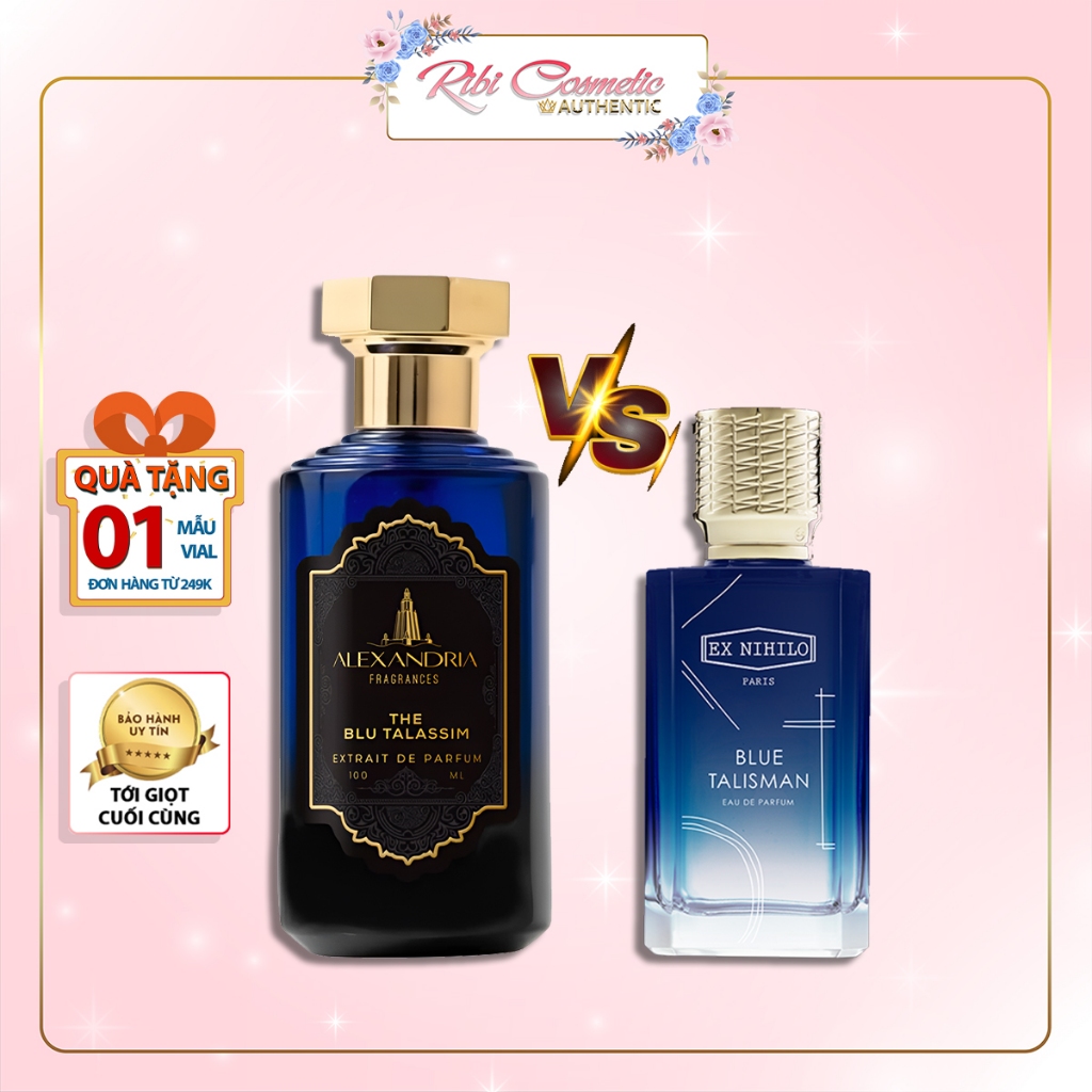 Nước Hoa Unisex Alexandria Fragrances The Blu Talassim lấy cảm hứng từ Blue Talisman của Ex nihilo