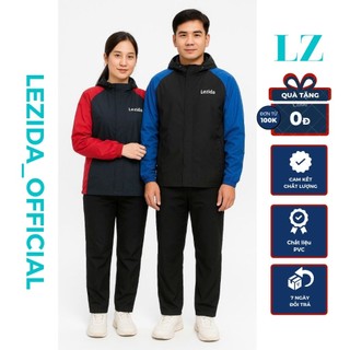  Áo mưa bộ người lớn 1 người siêu chống thấm 2 lớp LEZIDA AM04 