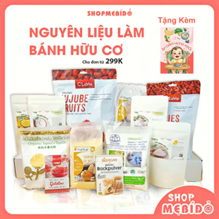Set Bột Hữu Cơ Chế Biến Ăn Dặm Cho Bé Làm Bánh Nấu Bột Chè Súp - Shop Mẹ Bí Đỏ