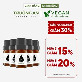 [ 50 MÙI 10ML ] Tinh dầu thiên nhiên TRƯỜNG AN dung tích 10ml nguyên chất Sả Chanh, Bạc Hà, Bưởi, Cà Phê