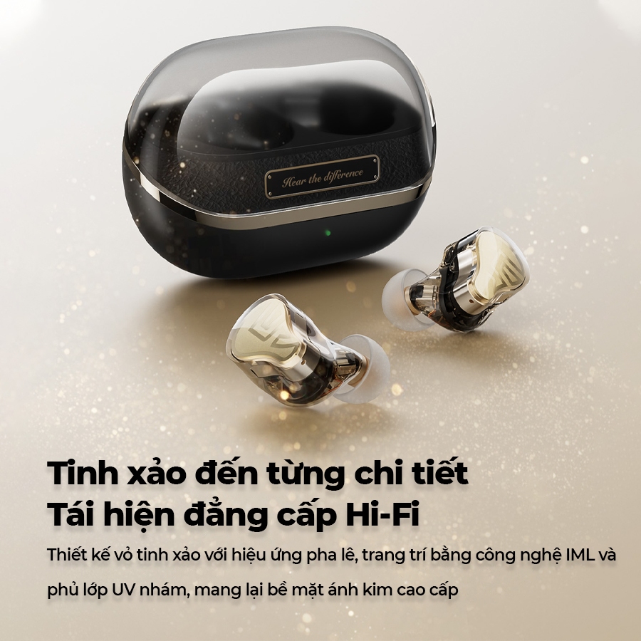 Tai nghe True Wireless SoundPEATS H3 LDAC APTX Lossless | 3 Driver BA Dynamic Bluetooth 5.4 | BigBuy360 - bigbuy360.vn