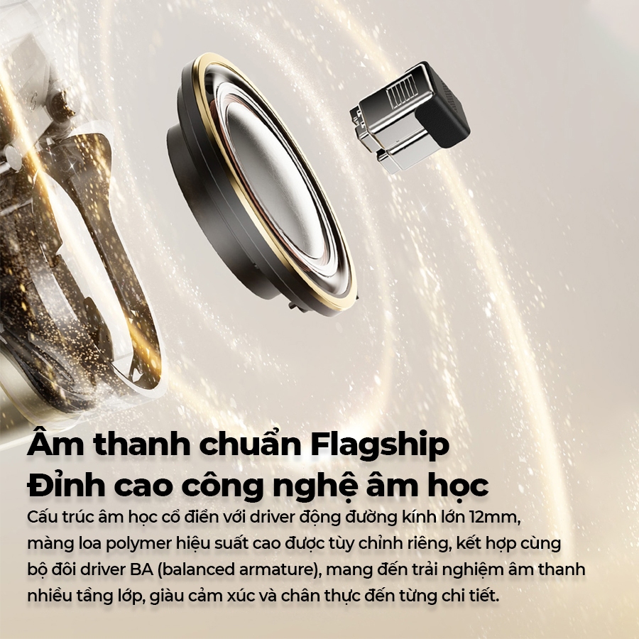 Tai nghe True Wireless SoundPEATS H3 LDAC APTX Lossless | 3 Driver BA Dynamic Bluetooth 5.4 | BigBuy360 - bigbuy360.vn