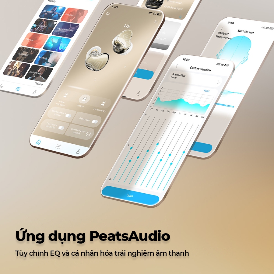 Tai nghe True Wireless SoundPEATS H3 LDAC APTX Lossless | 3 Driver BA Dynamic Bluetooth 5.4 | BigBuy360 - bigbuy360.vn