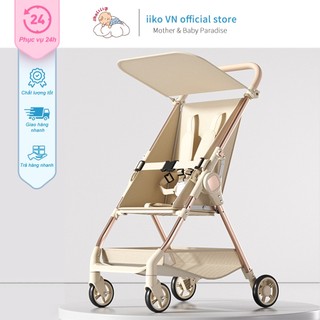 Xe Đẩy M5 Gấp Gọn Cho Bé Thương Hiệu iiko Xe Đẩy Du Lịch Trọng Lượng Nhẹ Vải Oxford Thiết Kế Đơn Giản Chắc Chắn