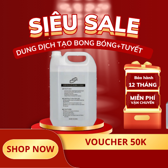 Dung dich tạo bong bóng và tạo tuyết giả dùng cho sân khấu (1 LÍT ĐẬM ĐẶC)