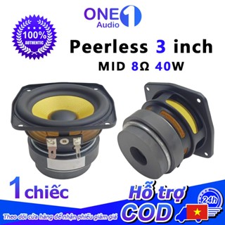 OneAudio  Loa Mid  Peerless 3inch 8Ω 40W  Nâng Cấp Loa Gia Đình & Home Theater  Công Nghệ Neodymium