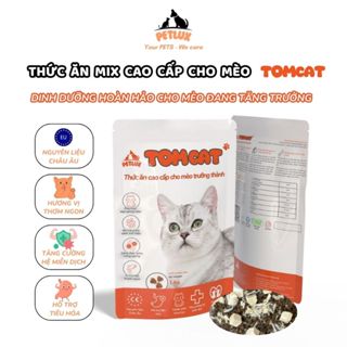 3KG HẠT THỨC ĂN TOMCAT MIXED  CAO CẤP CHO MÈO MAXICAT - PETLUX 42% protein, full topping vị cá hồi NAUY