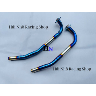 Cổ Innox Thay Thế Cổ Pô Zin ( Xi Màu Titan ) Dành Cho SH 2013 - 2024 Đường Hàn Tig Size 27mm