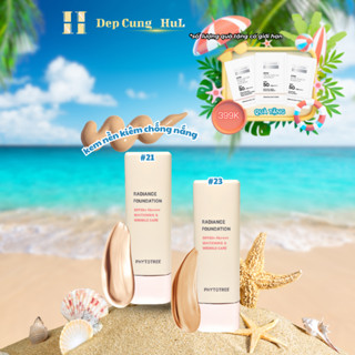 Kem nền PHYTOTREE RADIANCE FOUNDATION SPF 50 PA ++++ #21, #23 kem nền chống nắng che phủ hoàn hảo