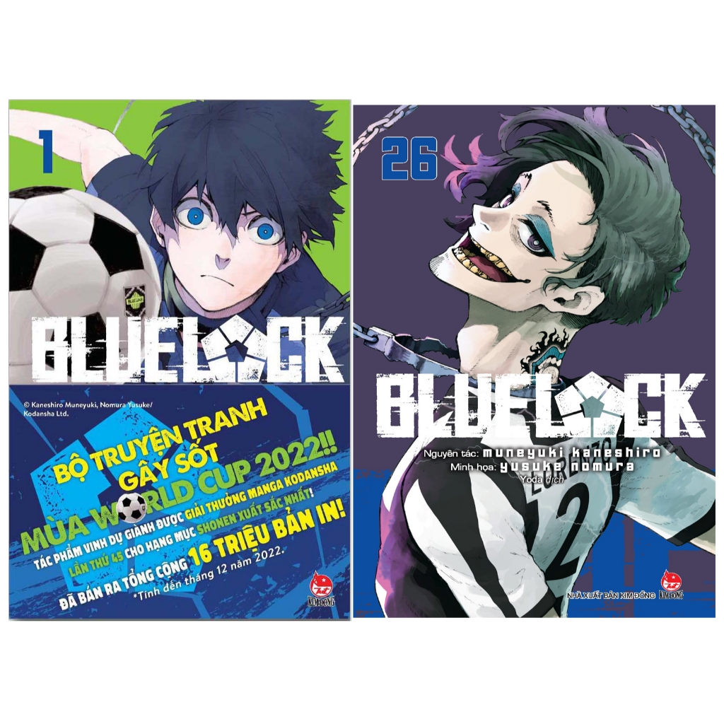 Combo Truyện -  BlueLock [ Tập 1 - Tập 26 ]