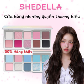 Shedella Bảng phấn mắt 10 màu lấp lánh 11 tông màu dịu dàng cá tính chất phấn mịn chống trôi CS