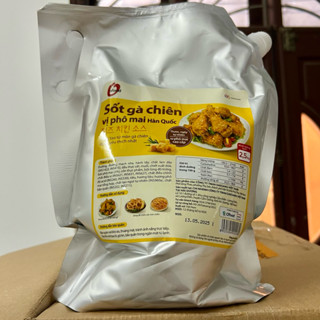  Sốt GÀ chiên vị phô mai 2,5kg Hàn Quốc 