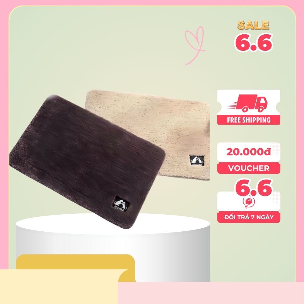 Thảm lau chân HGHOME hình chữ nhật chất liệu len mềm mịn dày dặn chống trơn trượt [ Hàng Cao Cấp ]